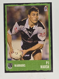 NRL 2004 Daily Telegraph | Base Card #231 | PJ Marsh | Warriors