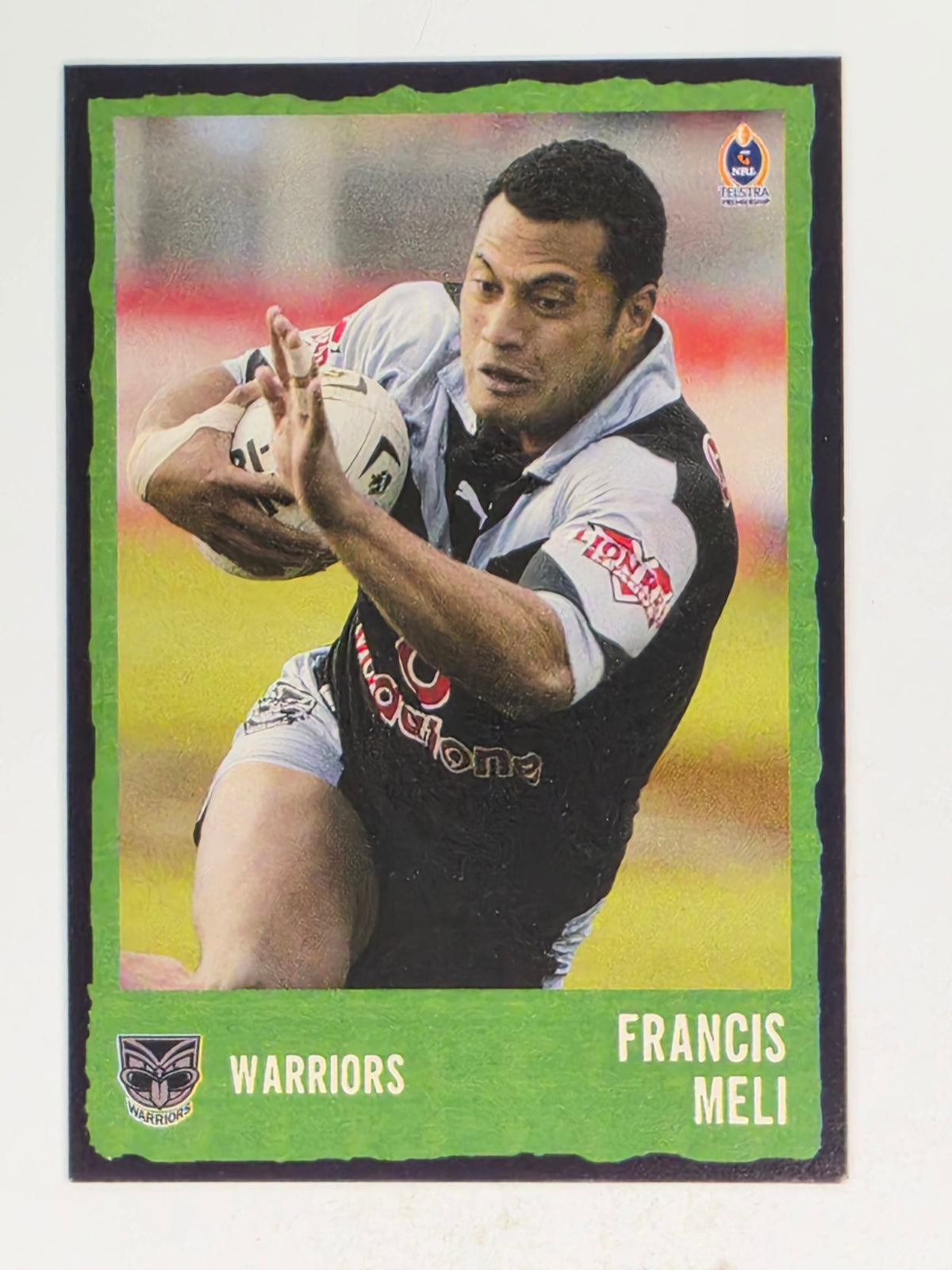 NRL 2004 Daily Telegraph | Base Card #232 | Francis Meli | Warriors