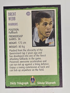 NRL 2004 Daily Telegraph | Base Card #236 | Brent Webb | Warriors