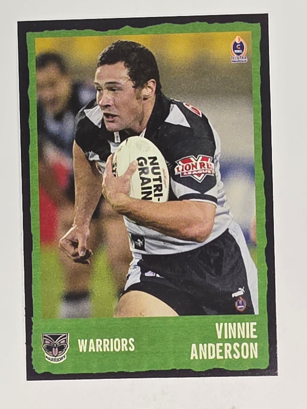 NRL 2004 Daily Telegraph | Base Card #237 | Vinnie Anderson | Warriors