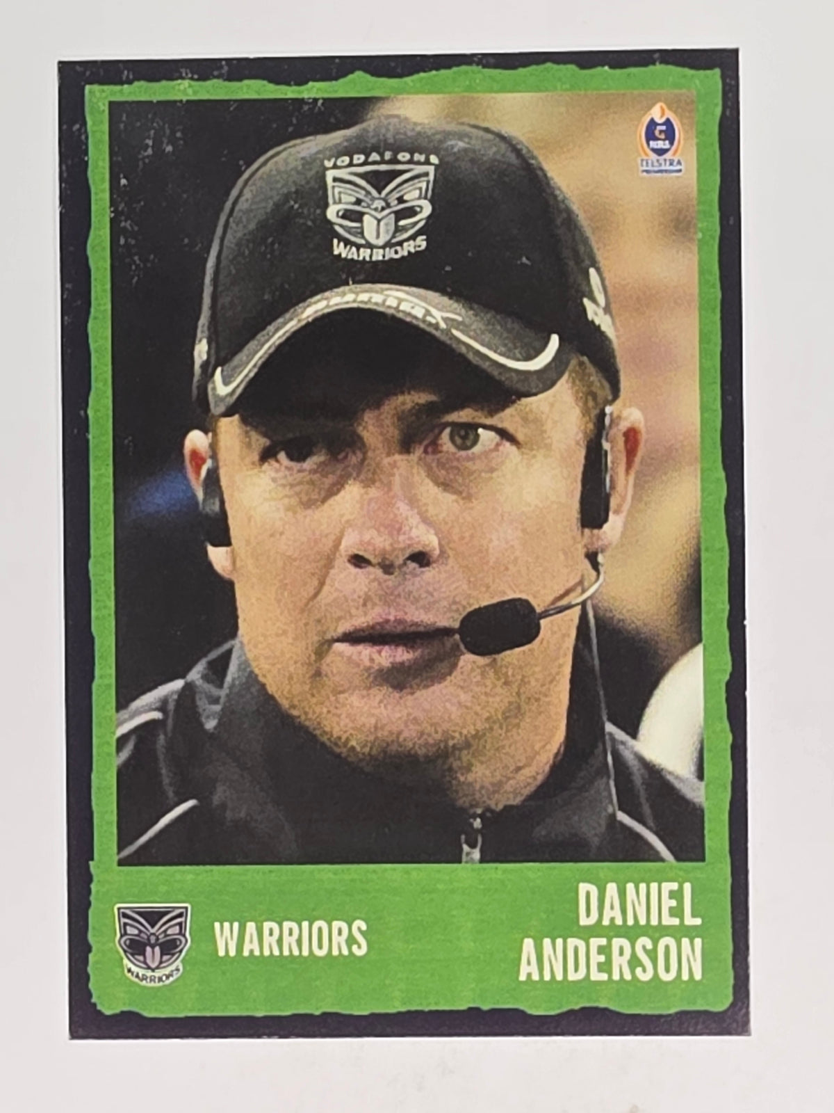 NRL 2004 Daily Telegraph | Base Card #240 | Daniel Anderson | Warriors