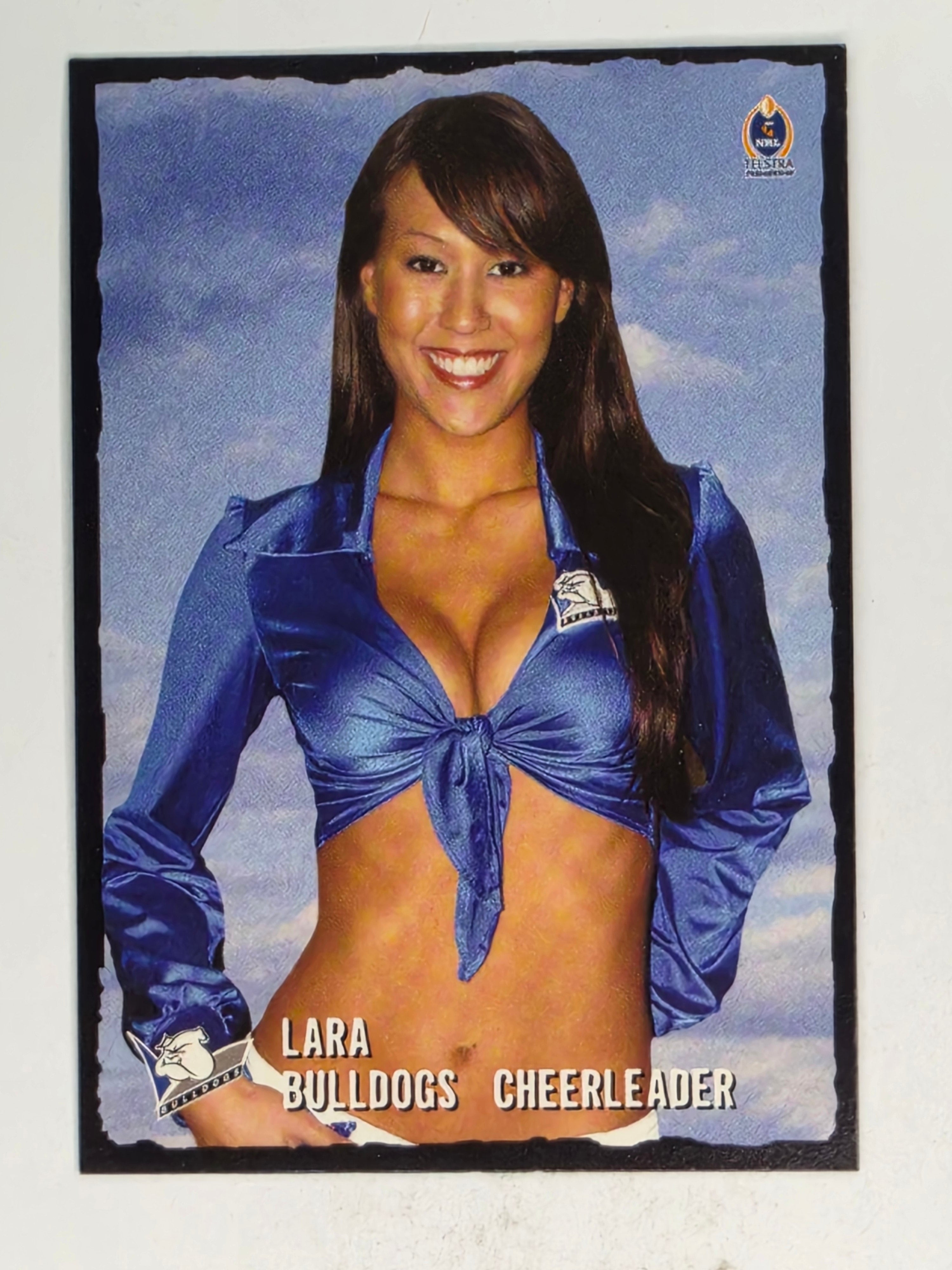 NRL 2004 Daily Telegraph | Base Card #242 | Lara | Bulldogs Cheerleader