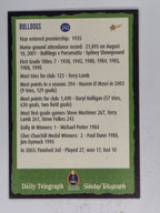 NRL 2004 Daily Telegraph | Base Card #242 | Lara | Bulldogs Cheerleader