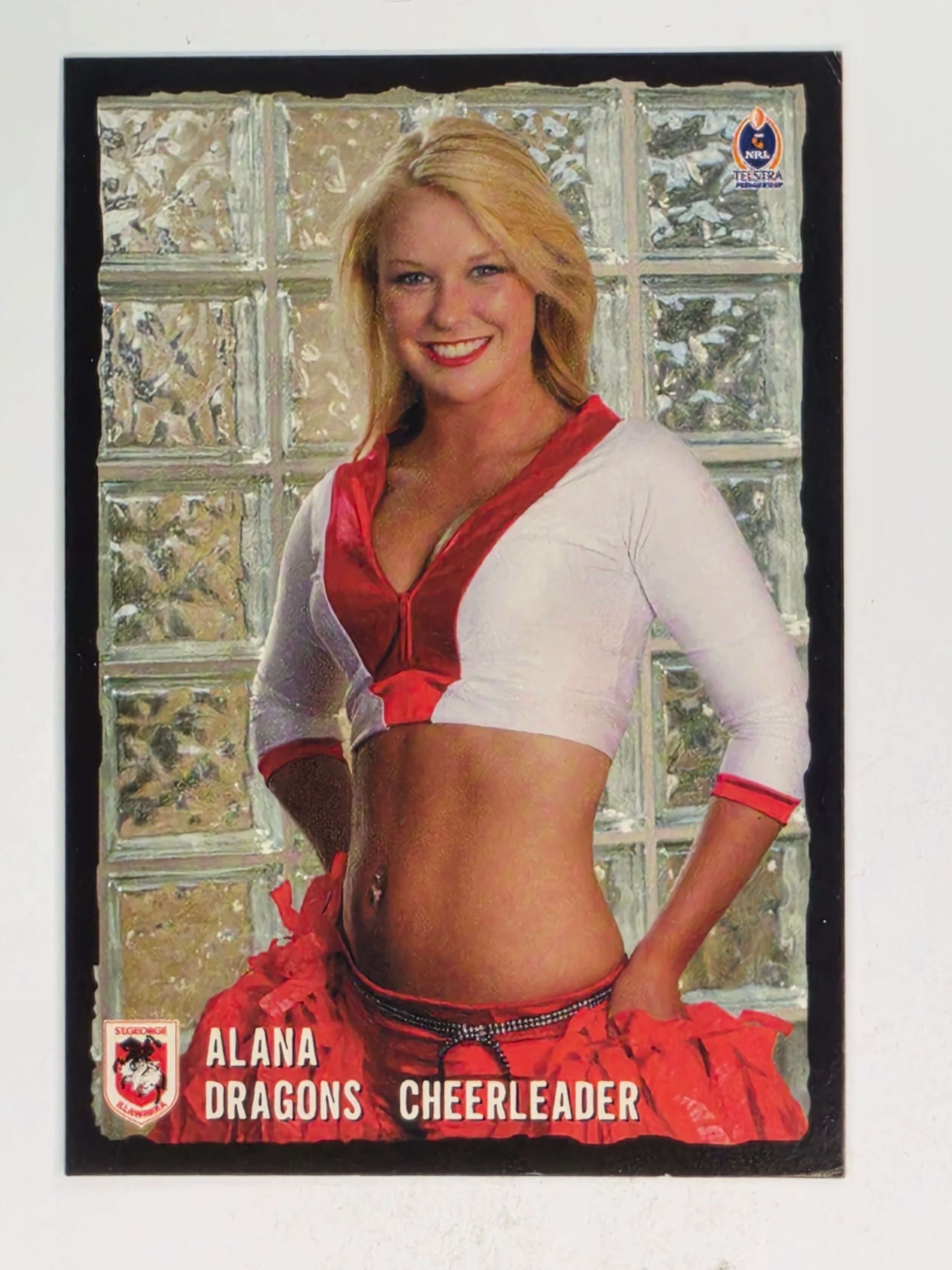 NRL 2004 Daily Telegraph | Base Card #244 | Alana | Dragons Cheerleader