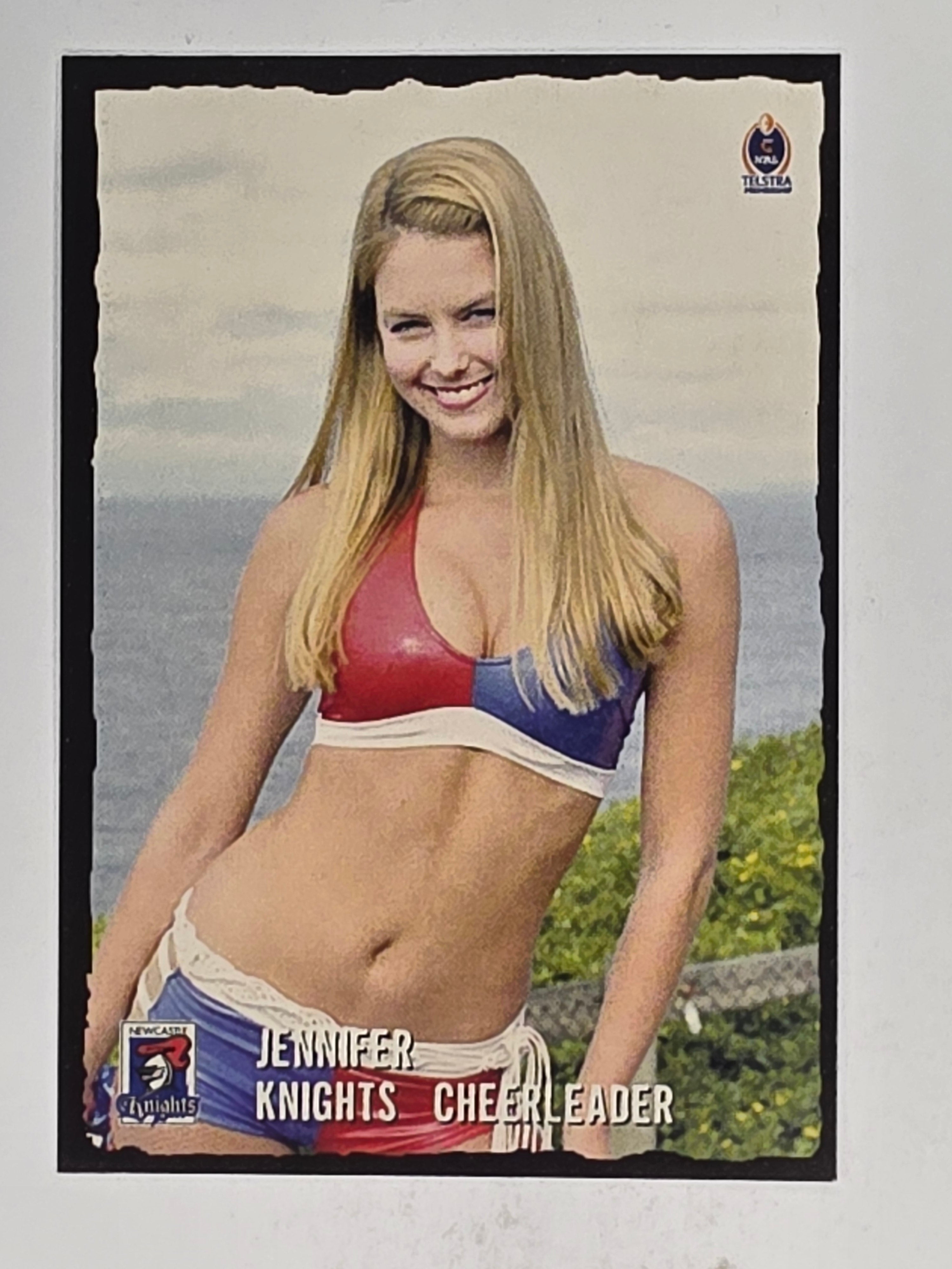 NRL 2004 Daily Telegraph | Base Card #246 | Jennifer | Knights Cheerleader