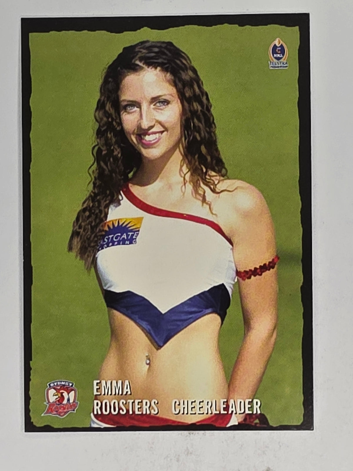 NRL 2004 Daily Telegraph | Base Card #250 | Emma | Roosters Cheerleader