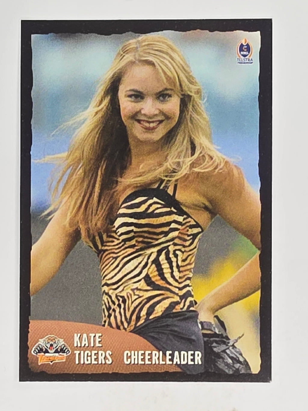 NRL 2004 Daily Telegraph | Base Card #254 | Kate | Tigers Cheerleader