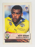 NRL 2002 Daily Telegraph | #40 Ken Nagas | Canberra Raiders