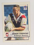 NRL 2002 Daily Telegraph | #174 Shaun Timmins | St George Dragons