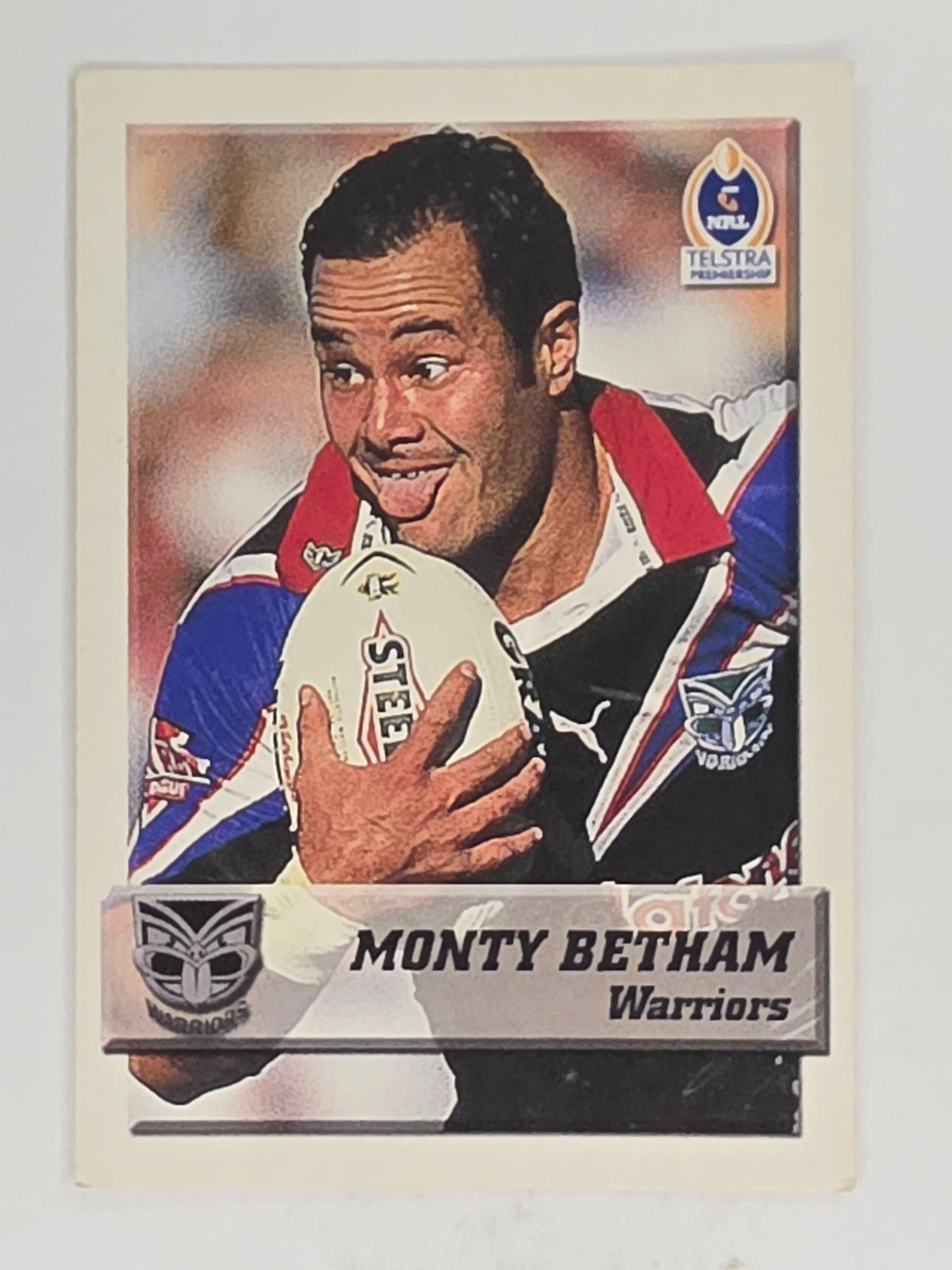 NRL 2002 Daily Telegraph | #210 Monty Betham | New Zealand Warriors
