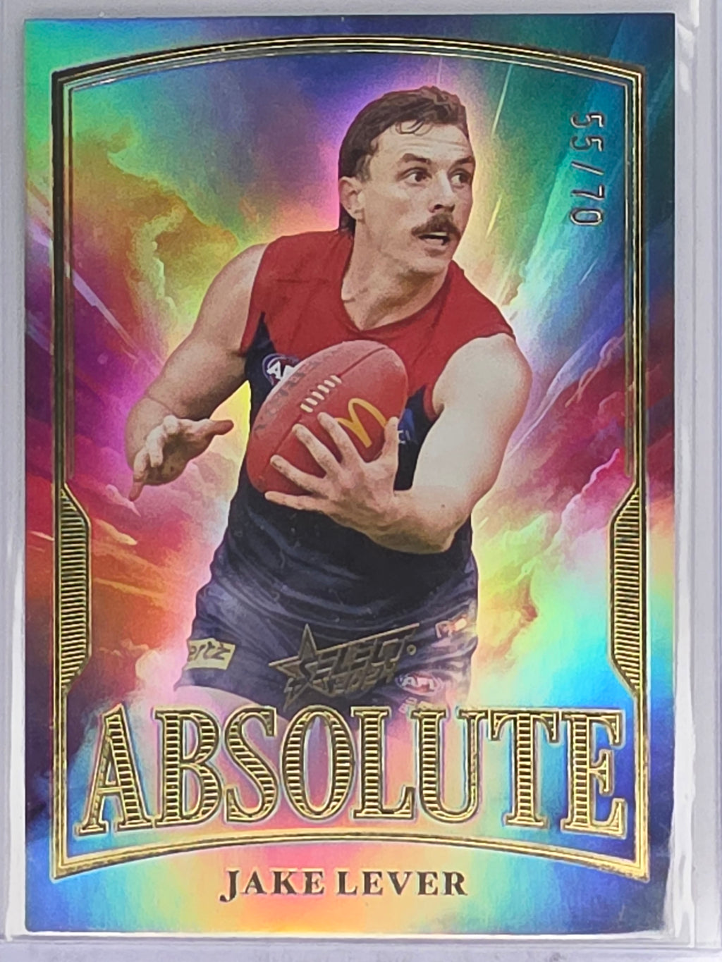 AFL 2024 Footy Stars | Absolute #A52 Jake Lever Melbourne #55/70
