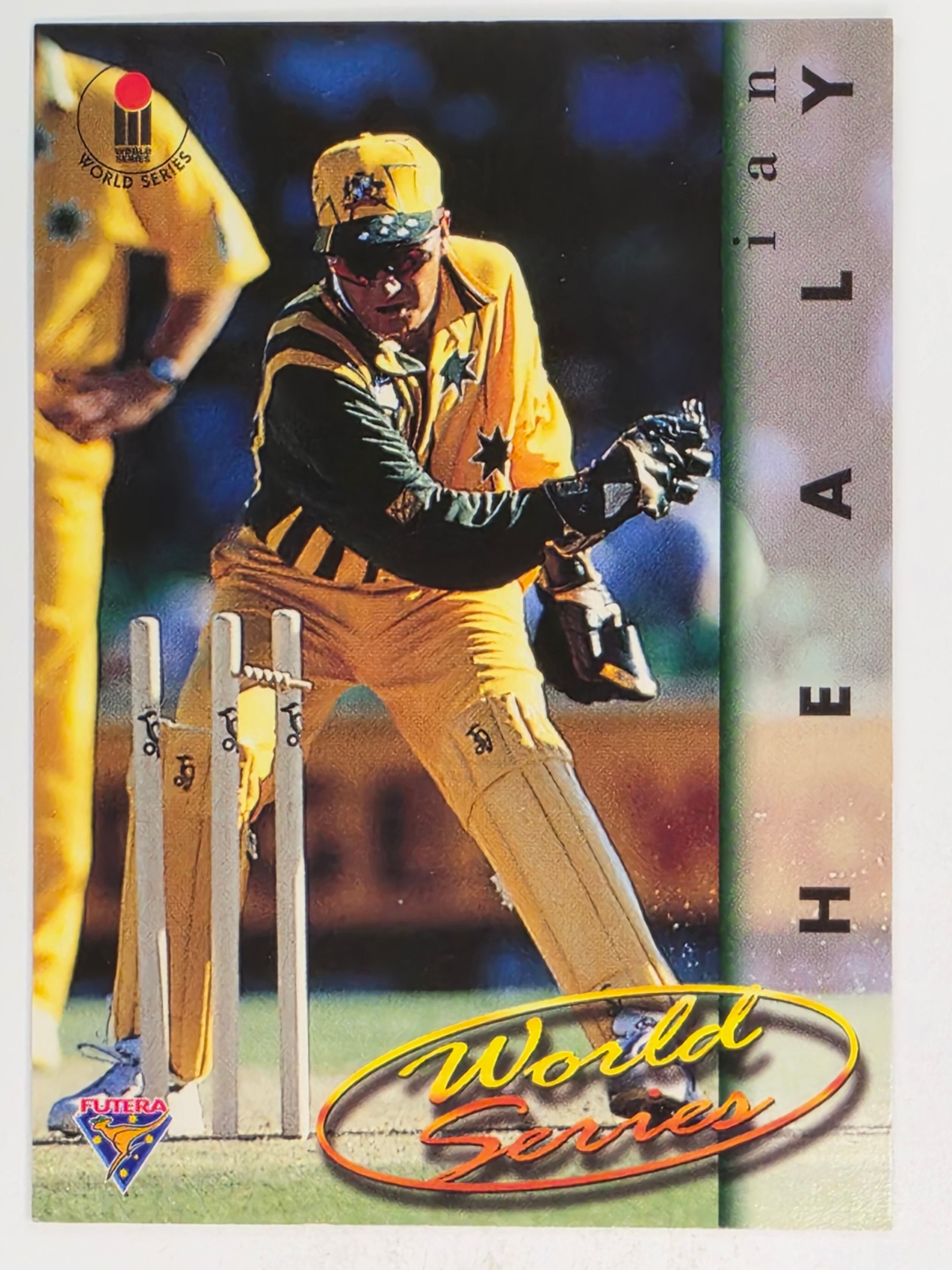 1995-96 Futera Cricket | #007 Ian Healy | Australian Men