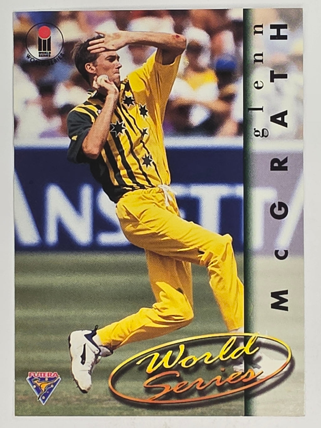 1995-96 Futera Cricket | #011 Glenn McGrath | Australian Men