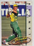 1995-96 Futera Cricket | #015 Justin Langer | Australian Men