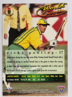 1995-96 Futera Cricket | #017 Ricky Ponting | Australian Men