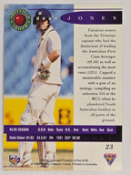 1995-96 Futera Cricket | #023 Dean Jones | Victorian Bushrangers