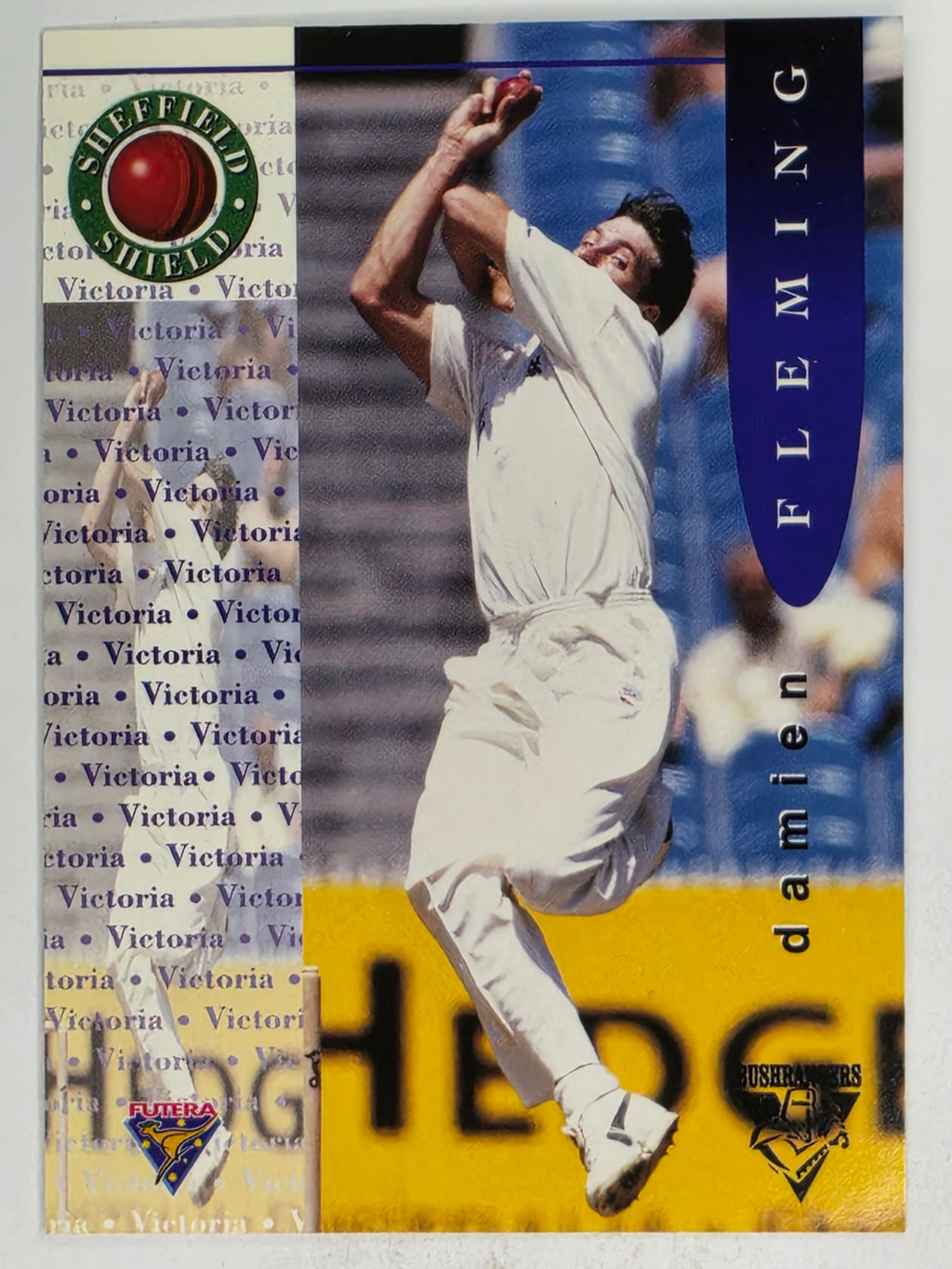 1995-96 Futera Cricket | #024 Damien Fleming | Victorian Bushrangers