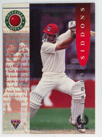 1995-96 Futera Cricket | #030 Jamie Siddons | South Australia Redbacks