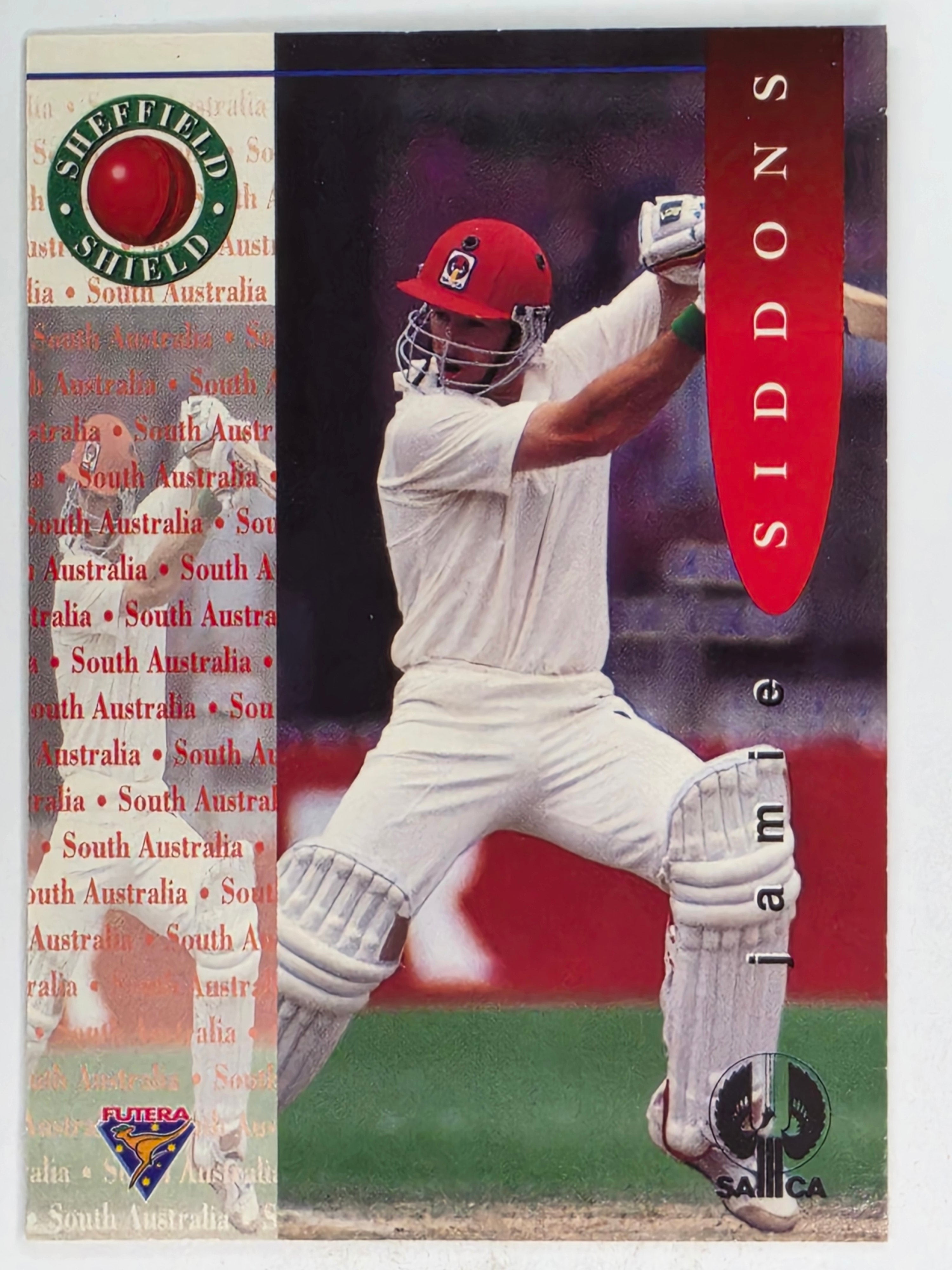 1995-96 Futera Cricket | #030 Jamie Siddons | South Australia Redbacks