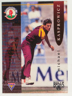 1995-96 Futera Cricket | #082 Michael Kasprowicz | Queensland Bulls