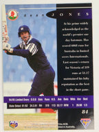 1995-96 Futera Cricket | #084 Dean Jones | Victorian Bushrangers