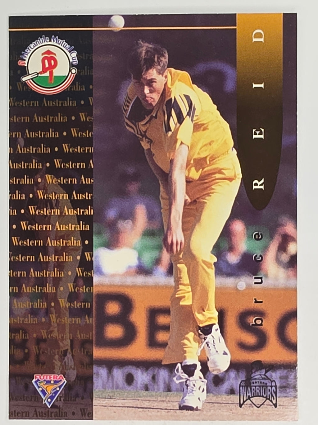 1995-96 Futera Cricket | #099 Bruce Reid | Western Warriors