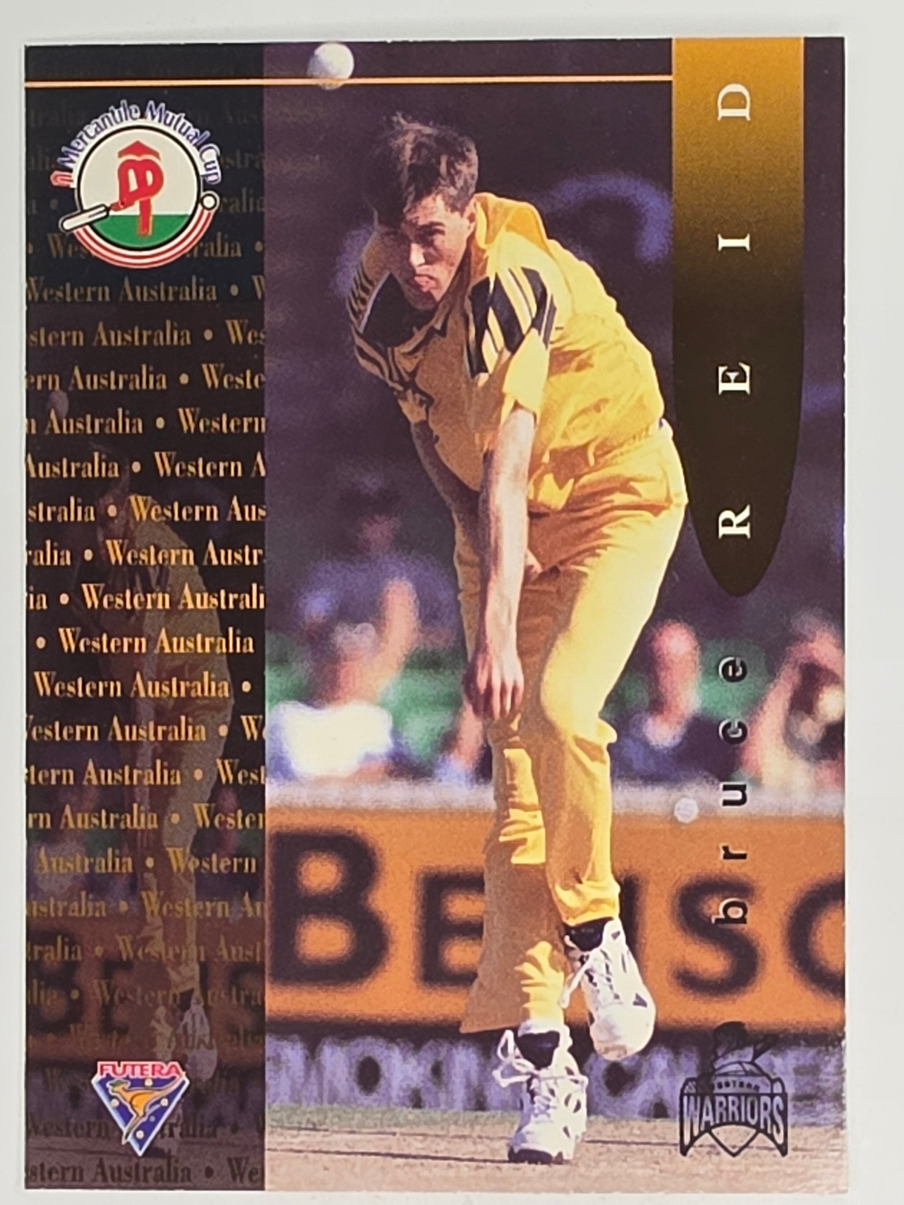 1995-96 Futera Cricket | #099 Bruce Reid | Western Warriors