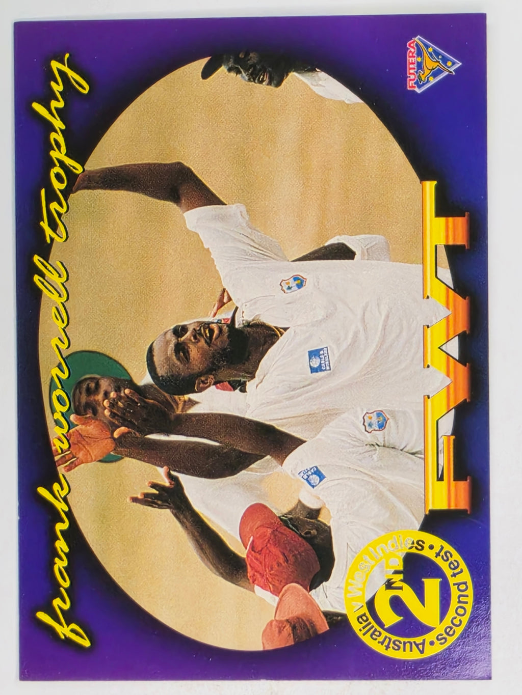1995-96 Futera Cricket | #102 Second Test | Australian Men