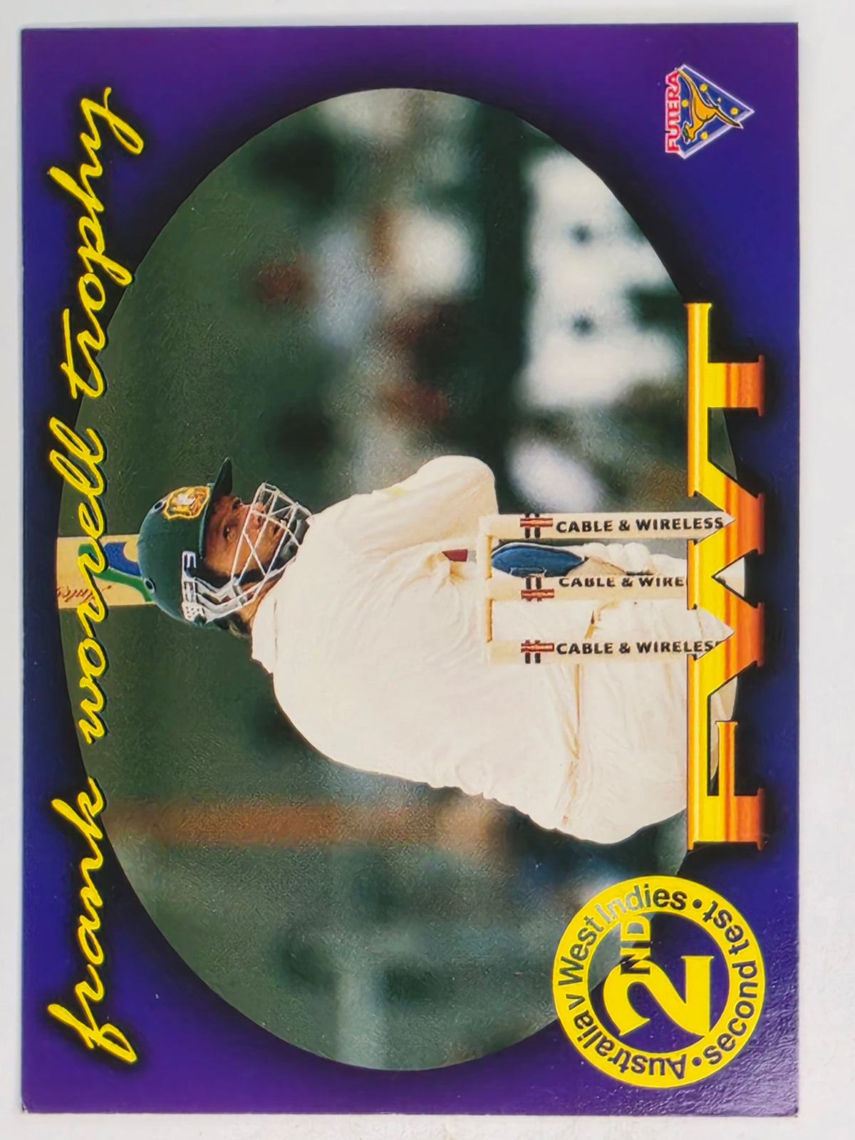 1995-96 Futera Cricket | #103 Second Test | Australian Men