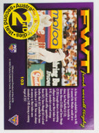 1995-96 Futera Cricket | #103 Second Test | Australian Men