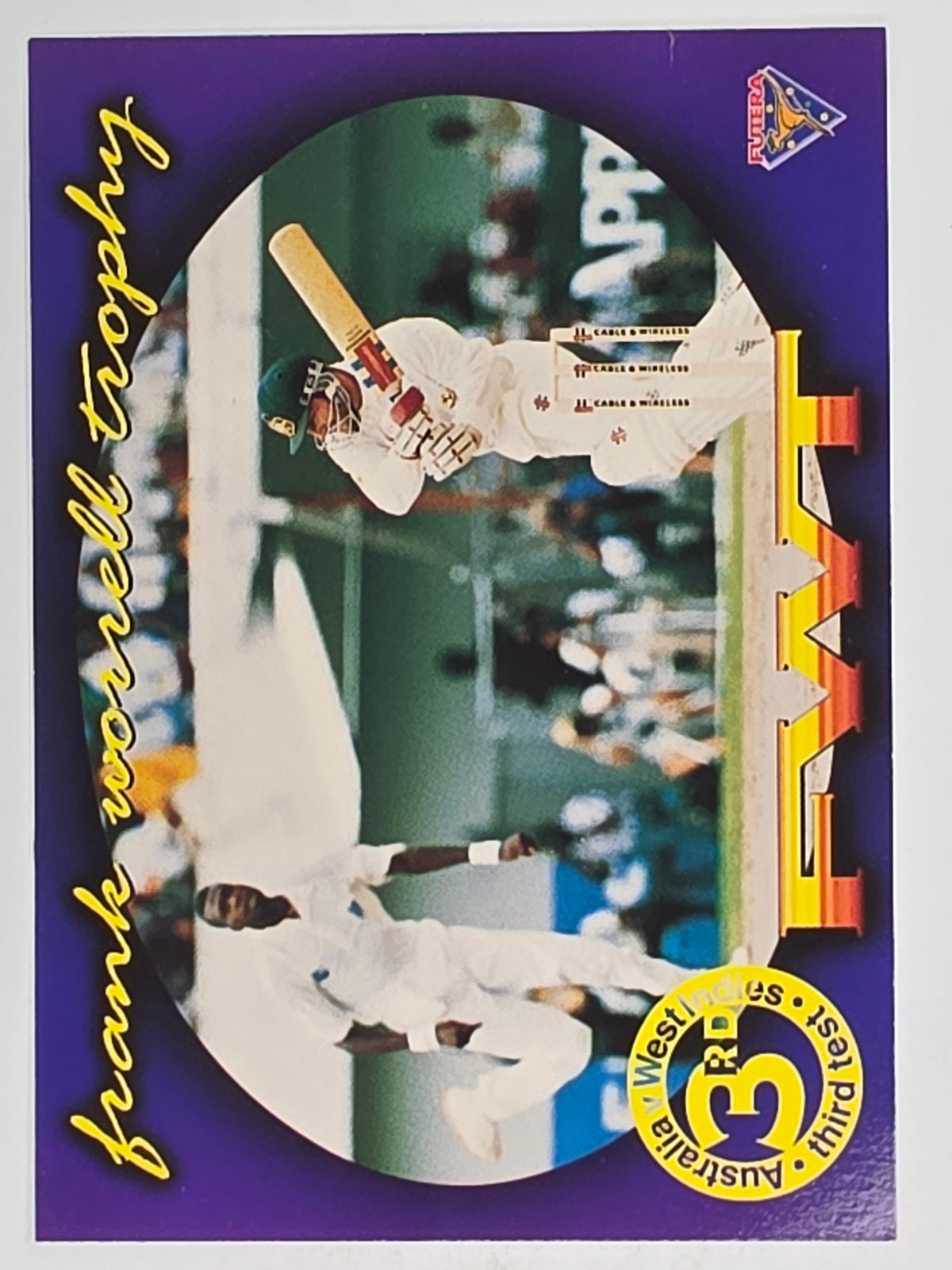 1995-96 Futera Cricket | #104 Third Test | Australian Men