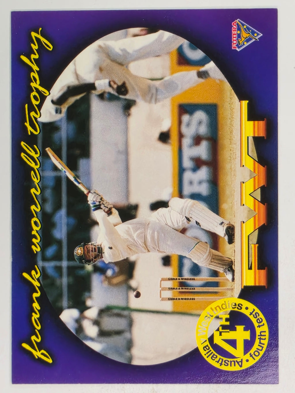 1995-96 Futera Cricket | #106 Fourth Test | Australian Men