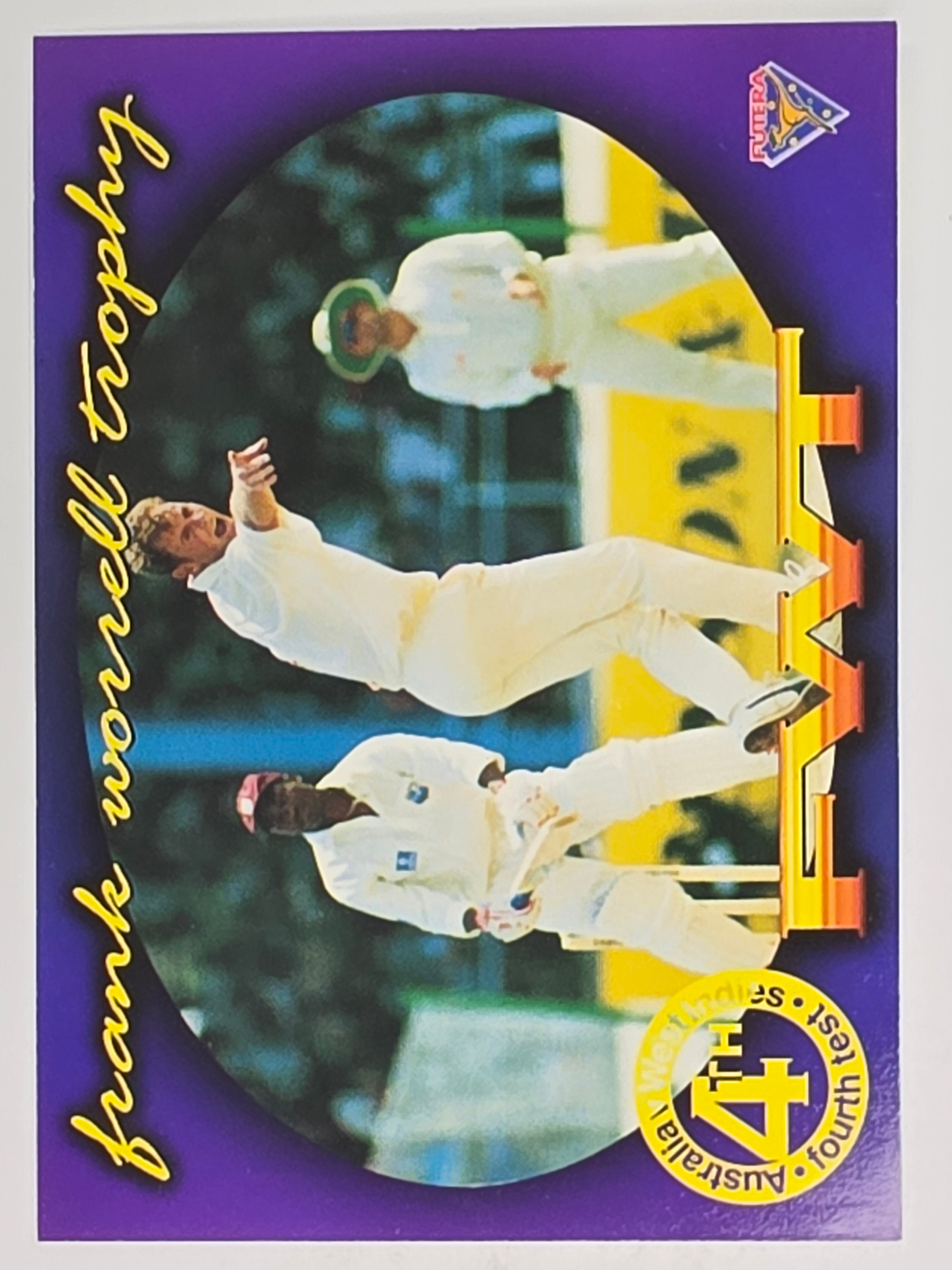 1995-96 Futera Cricket | #107 Fourth Test | Australian Men