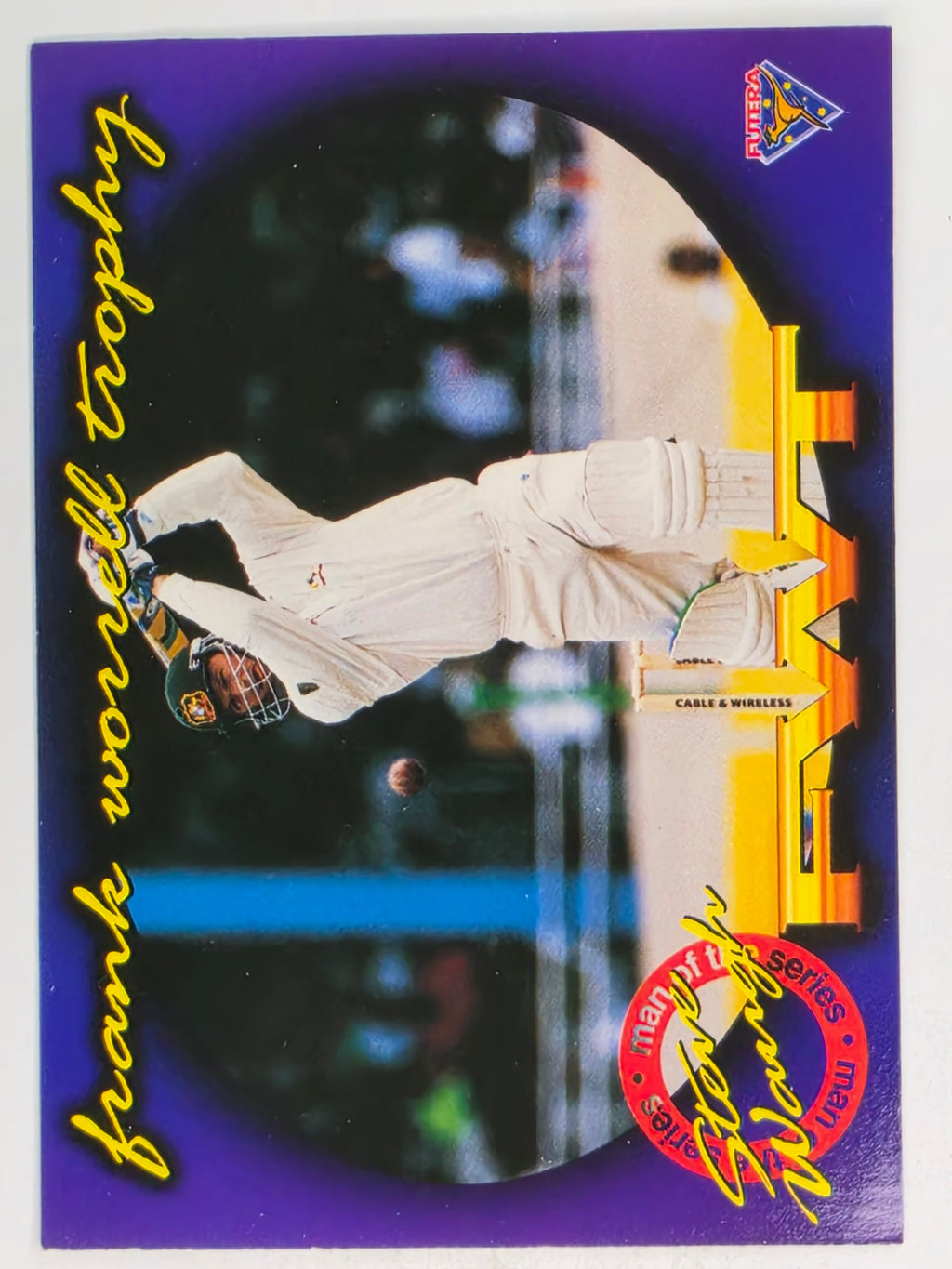 1995-96 Futera Cricket | #108 Steve Waugh | Australian Men