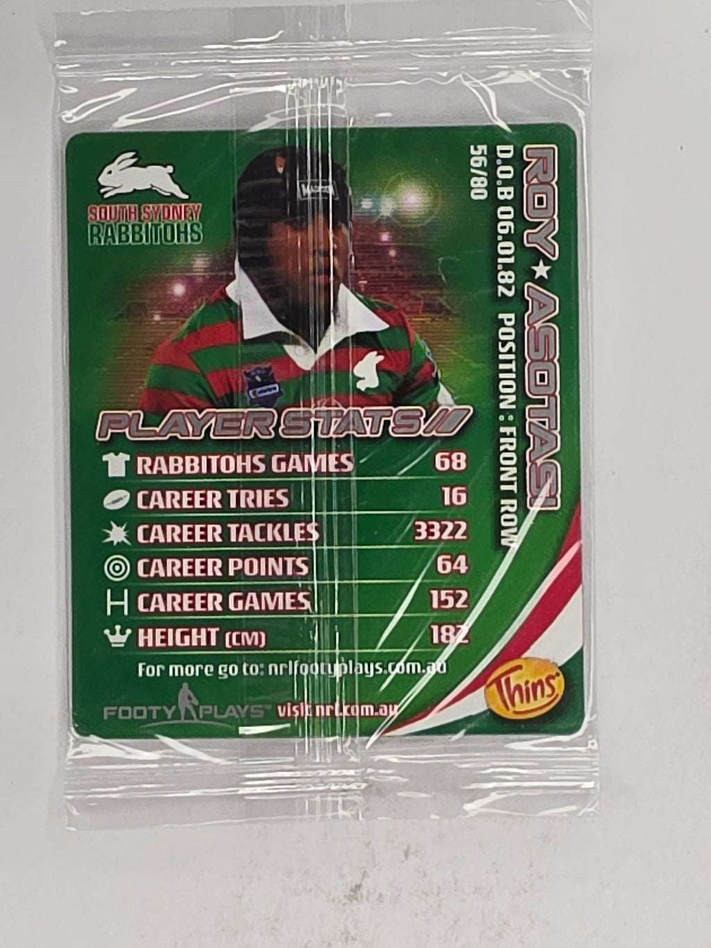 NRL 2010 Footy Plays | #056 Roy Asotasi | South Sydney Rabbitohs