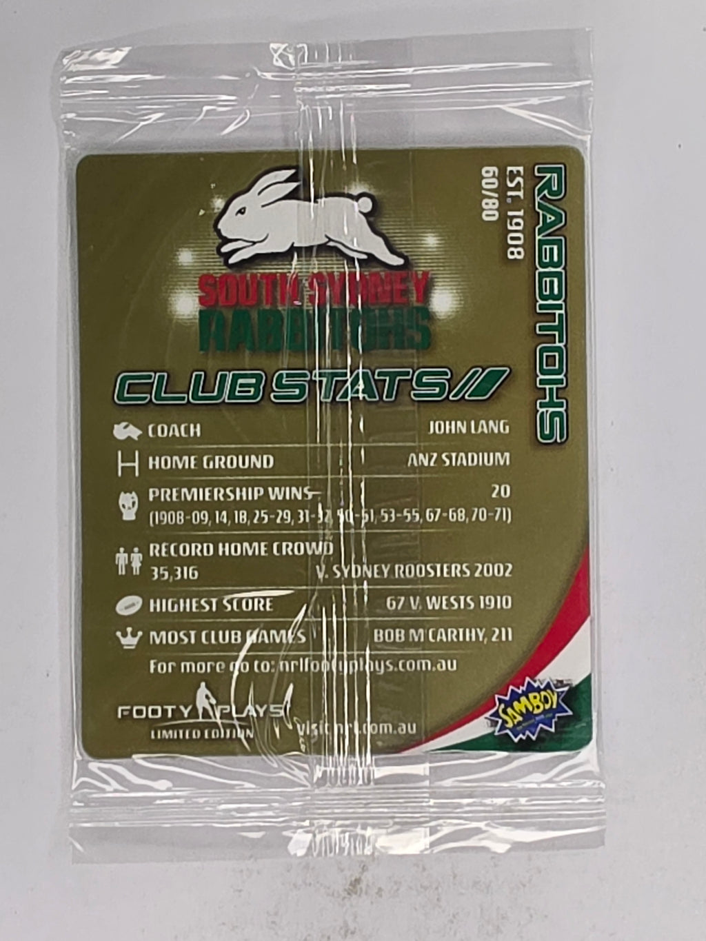 NRL 2010 Footy Plays | #060 Rocket | South Sydney Rabbitohs