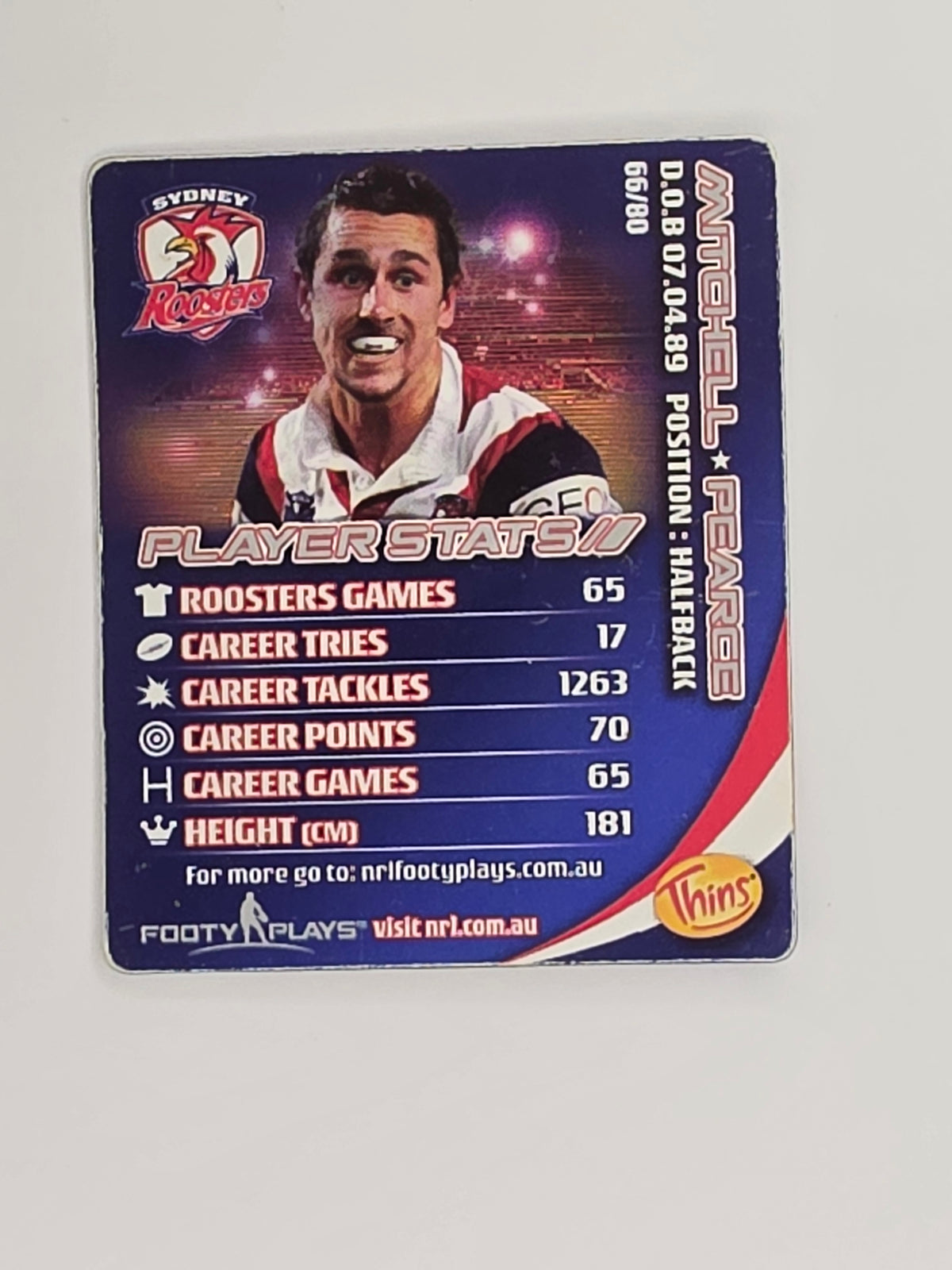 NRL 2010 Footy Plays | #066 Mitchell Pearce | Sydney Roosters