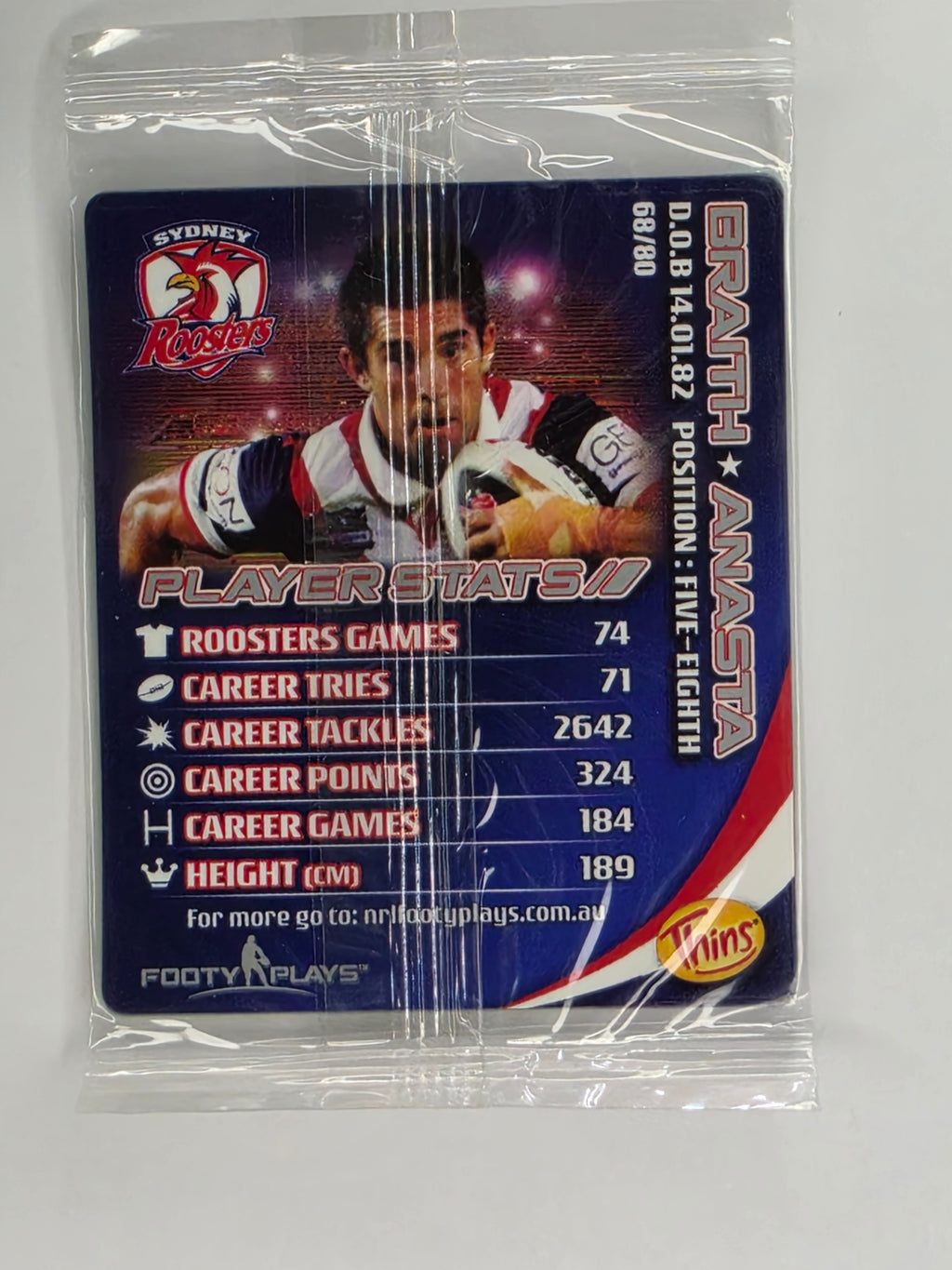 NRL 2010 Footy Plays | #068 Braith Anasta | Sydney Roosters