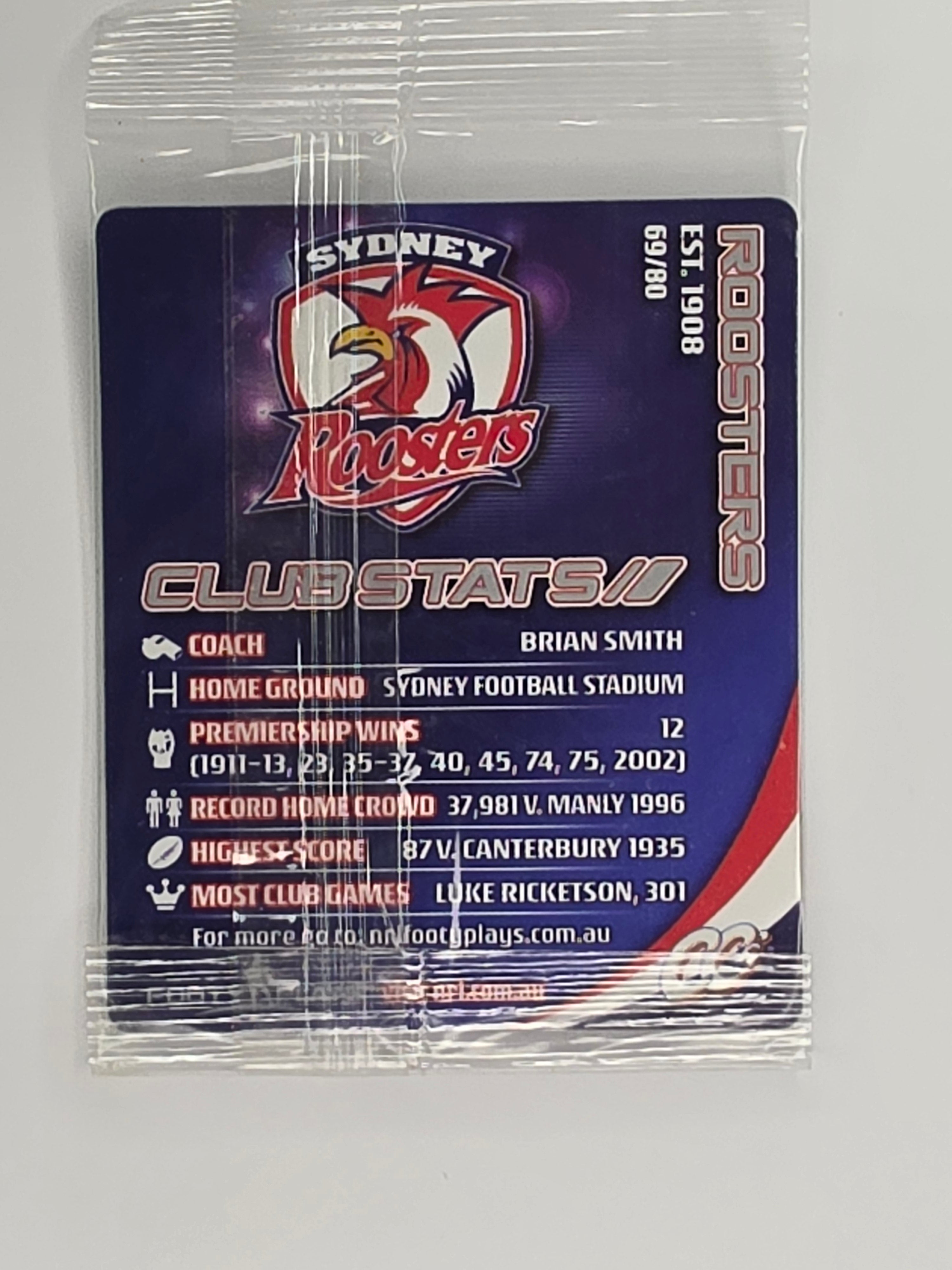 NRL 2010 Footy Plays | #069 Sydney Roosters Logo | Sydney Roosters