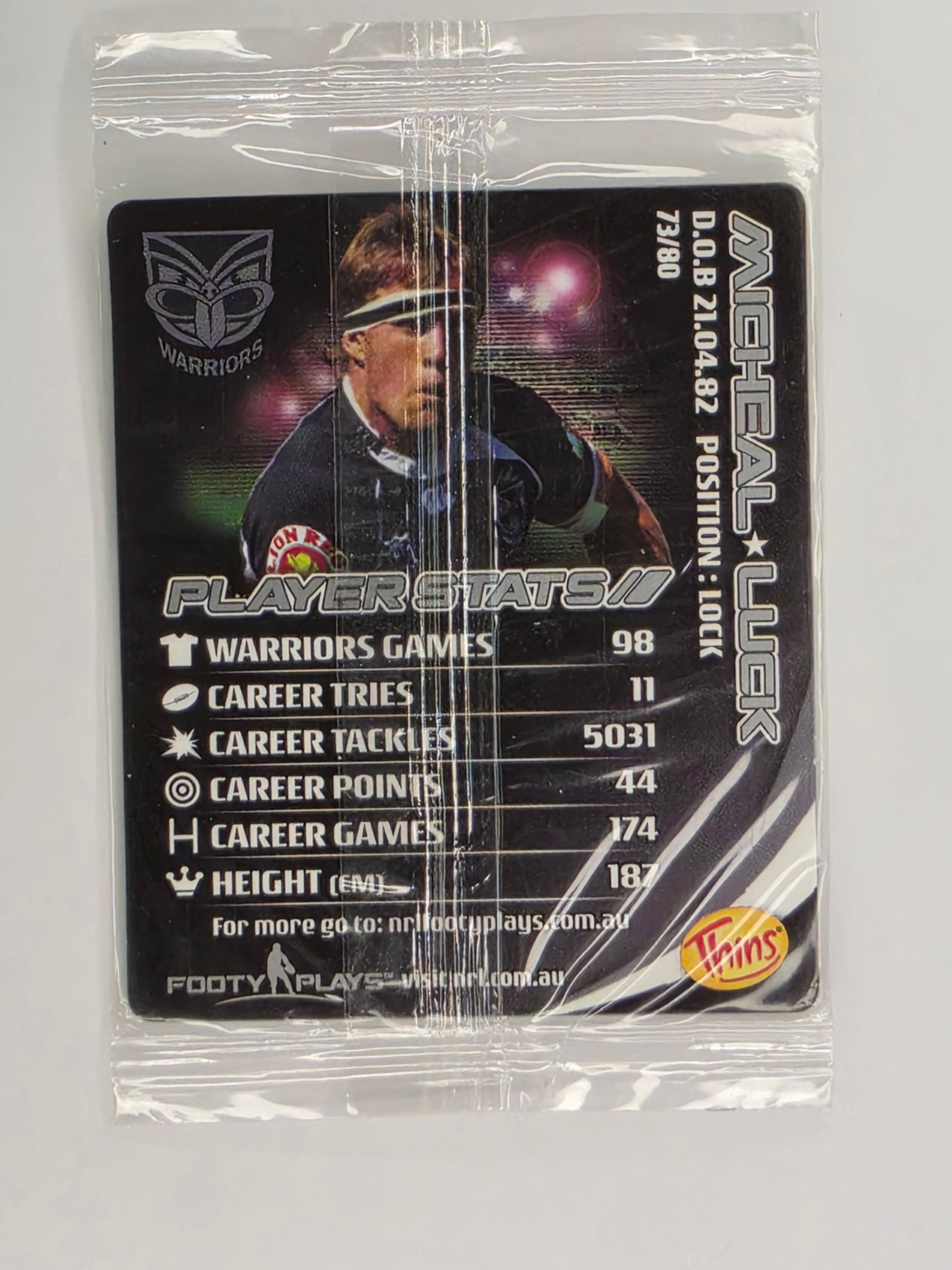 NRL 2010 Footy Plays | #073 Michael Luck | New Zealand Warriors