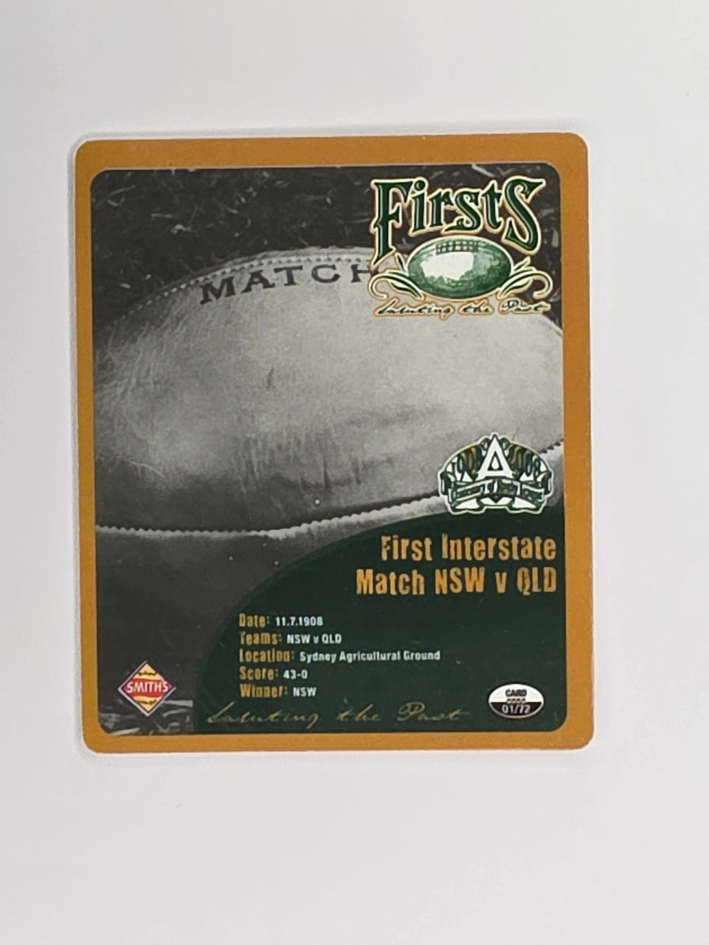 NRL 2008 Footy Legends | #001 First Interstate Match