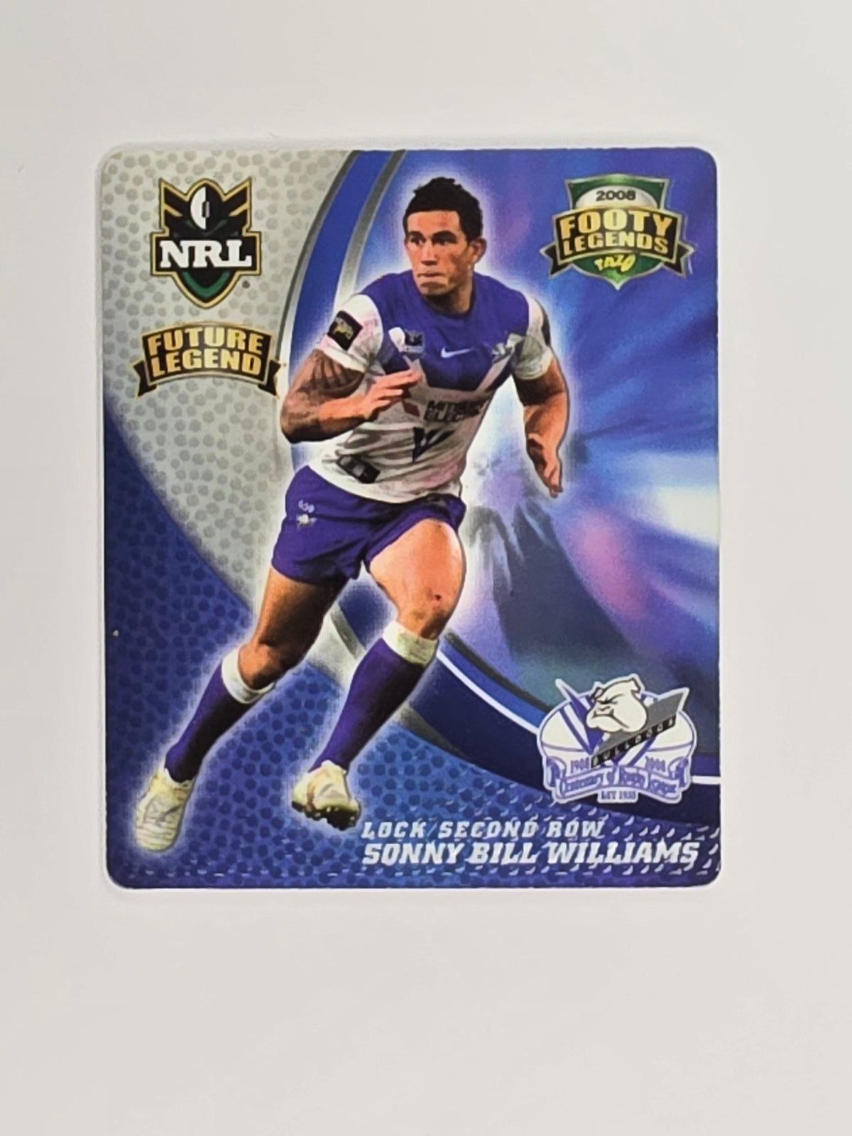 NRL 2008 Footy Legends | #007 Sonny Bill Williams | Canterbury Bankstown Bulldogs