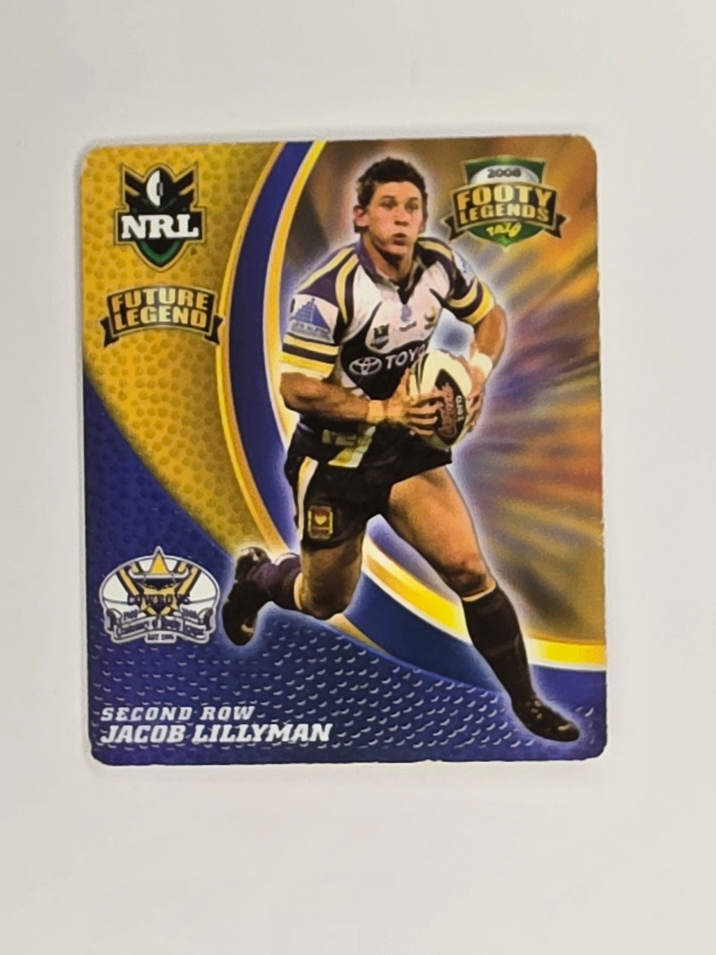 NRL 2008 Footy Legends | #009 Jacob Lillyman | North Queensland Cowboys