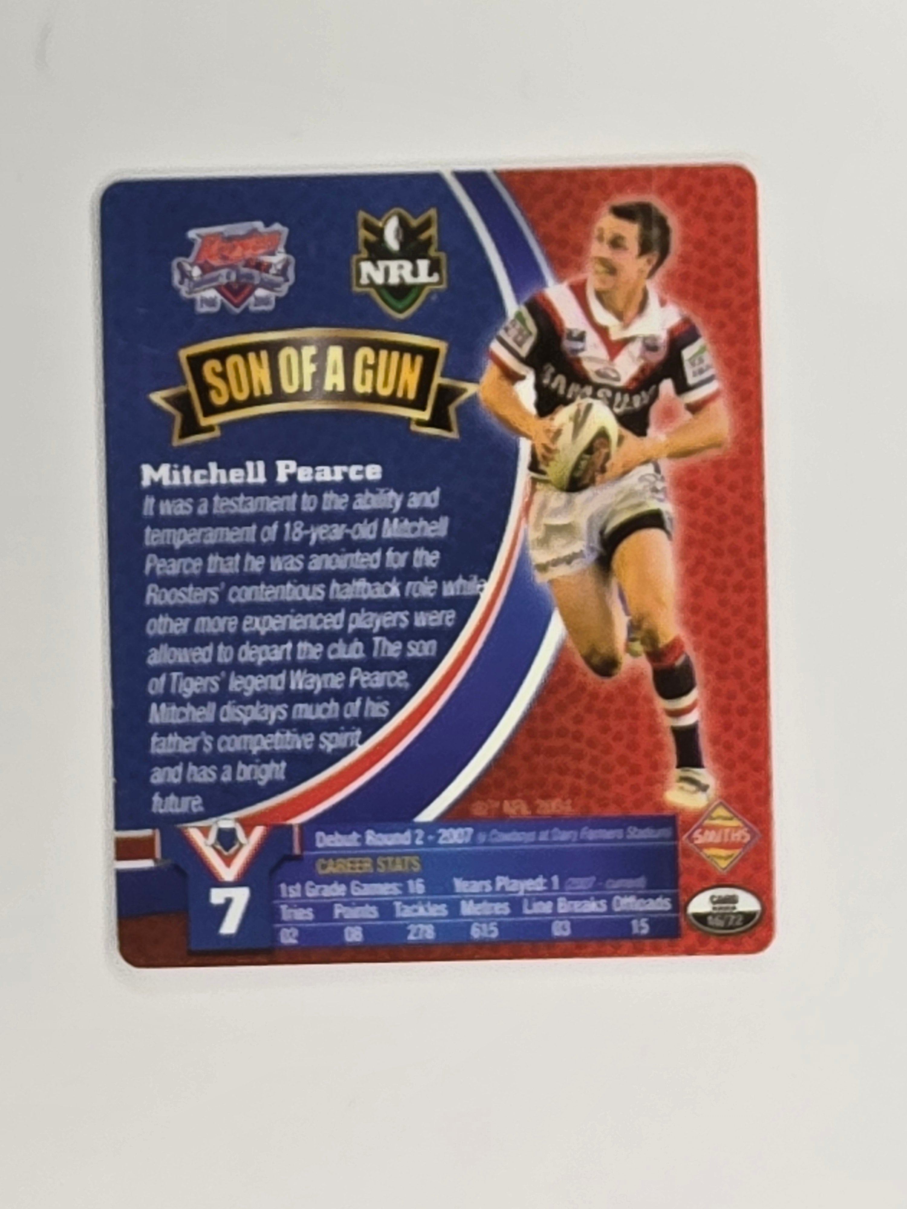 NRL 2008 Footy Legends | #016 Mitchell Pearce | Sydney Roosters