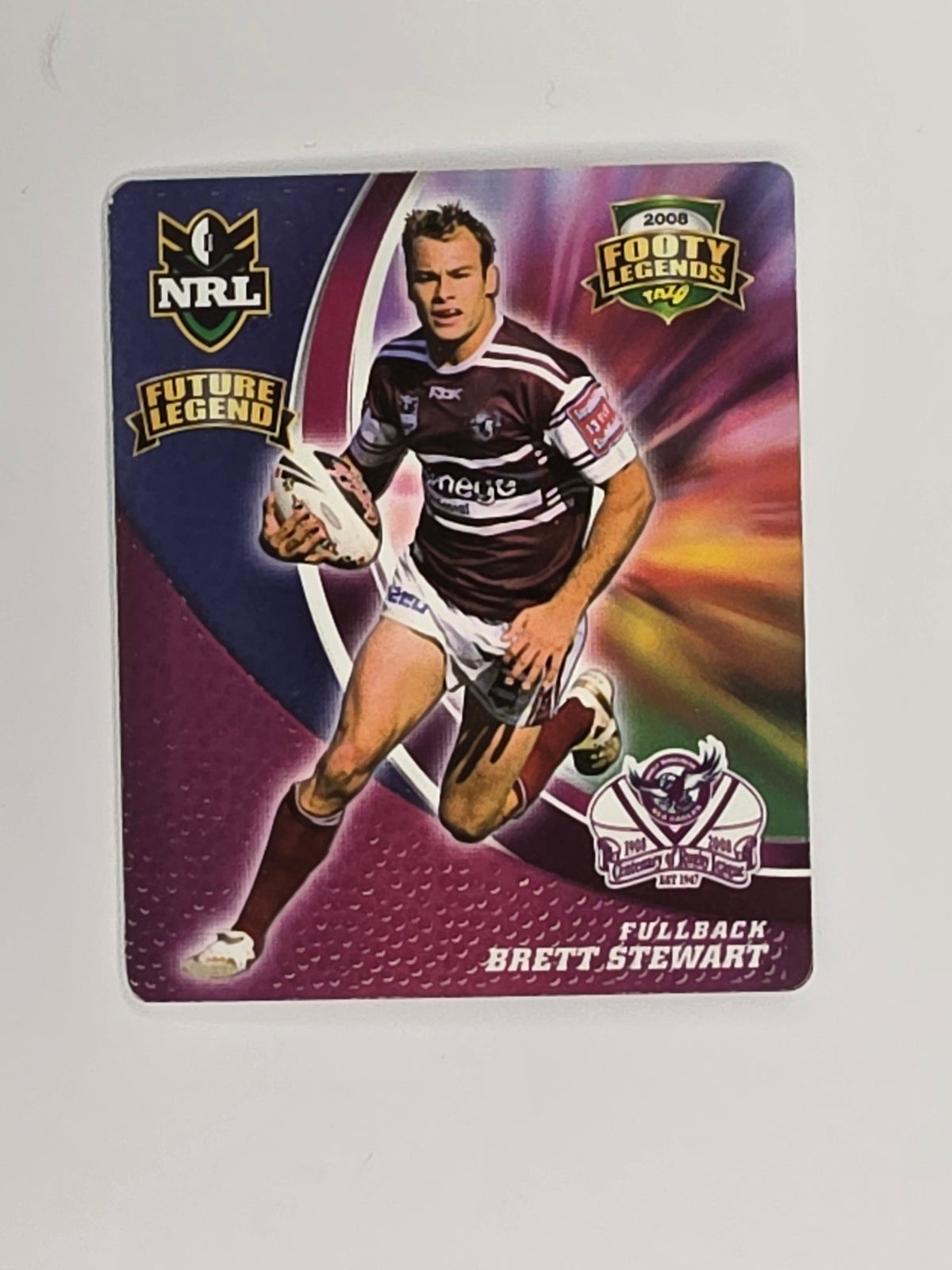 NRL 2008 Footy Legends | #017 Brett Stewart | Manly Warringah Sea Eagles