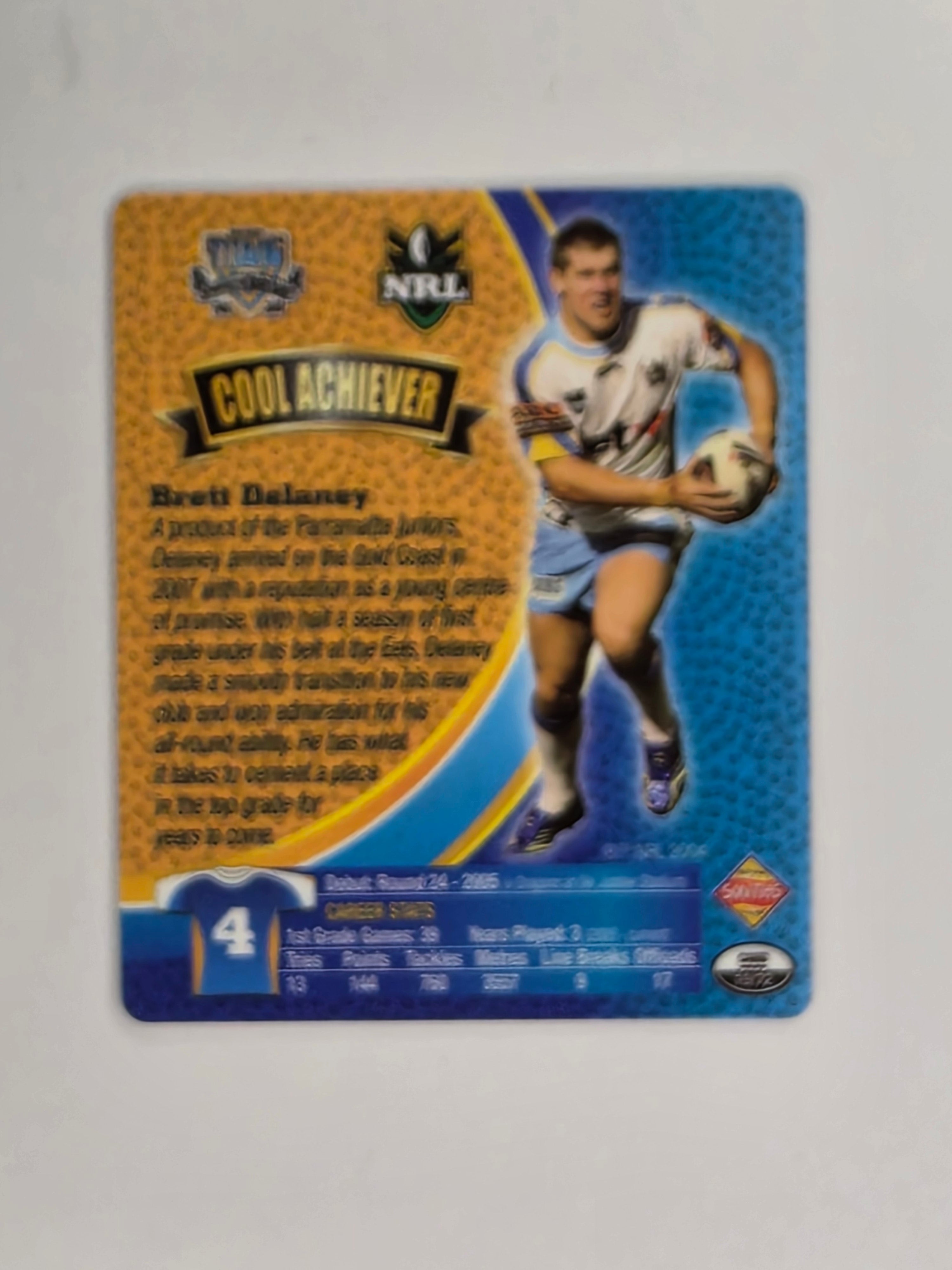 NRL 2008 Footy Legends | #019 Brett Delaney | Parramatta Eels