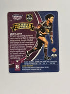 NRL 2008 Footy Legends | #033 Cliff Lyons | Manly Warringah Sea Eagles