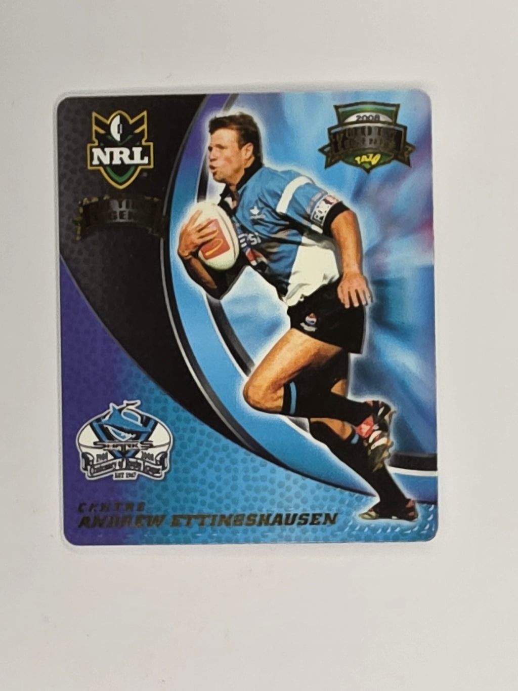 NRL 2008 Footy Legends | #034 Andrew Ettingshausen | Cronulla Sutherland Sharks