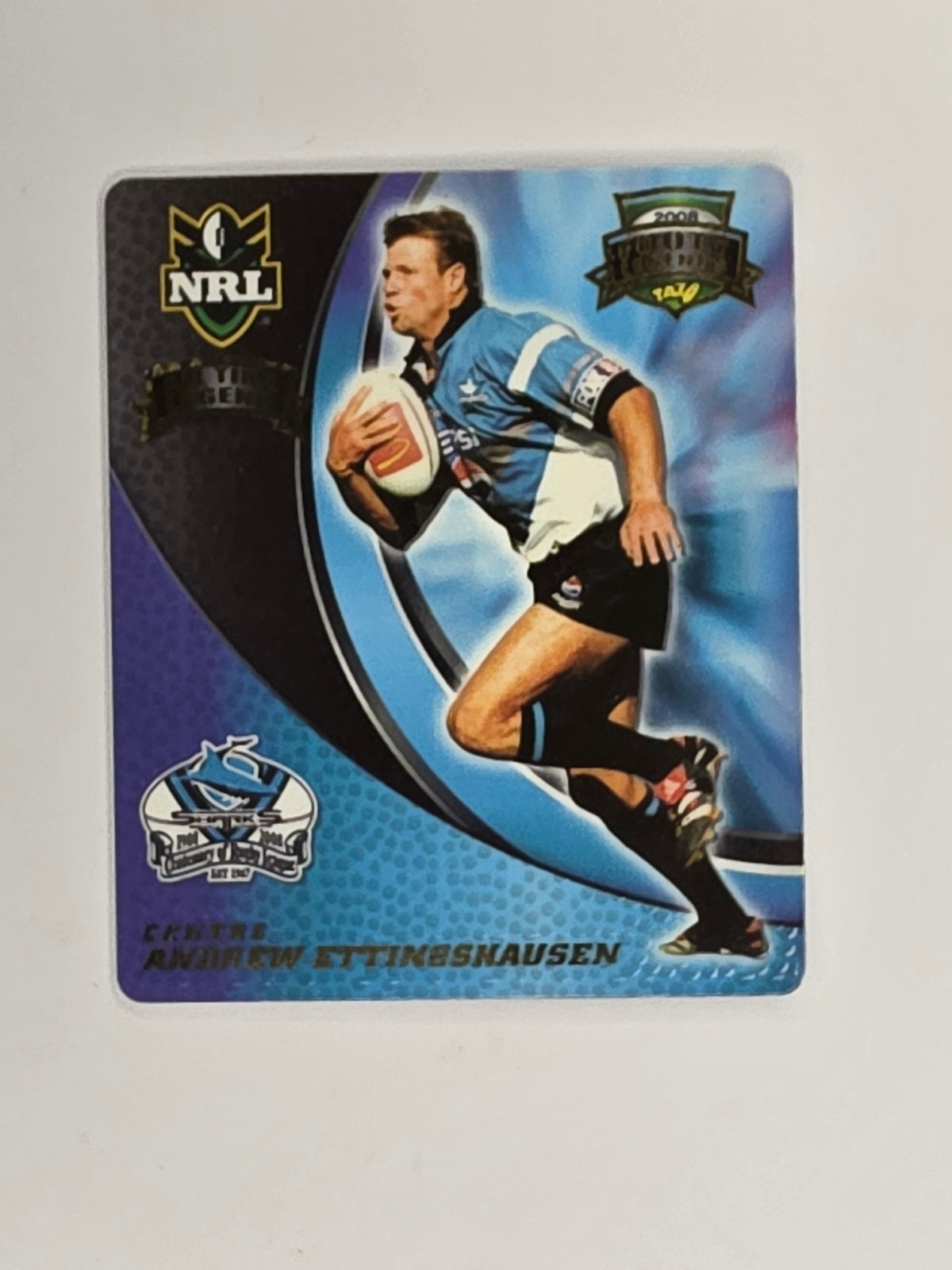 NRL 2008 Footy Legends | #034 Andrew Ettingshausen | Cronulla Sutherland Sharks