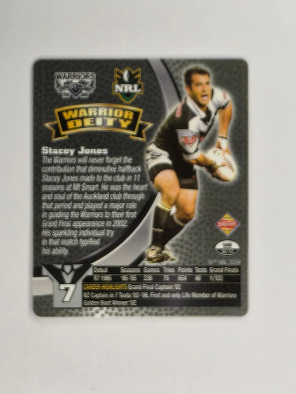 NRL 2008 Footy Legends | #036 Stacey Jones | New Zealand Warriors